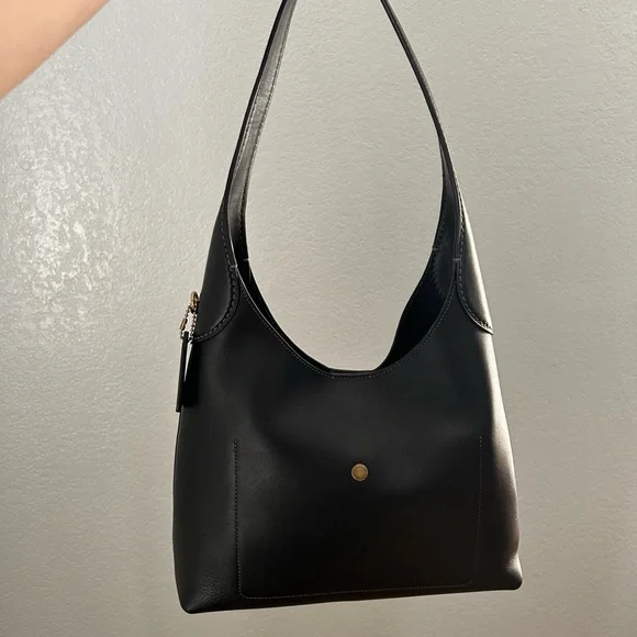 Coach Brooklyn 28 Bag Black - Picture 2 of 9
